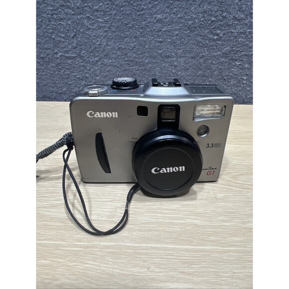 Canon Powershot G1 3.3MP Digital Camera With 128 MB Memory Card, Silver - Tested - Picture 3 of 16